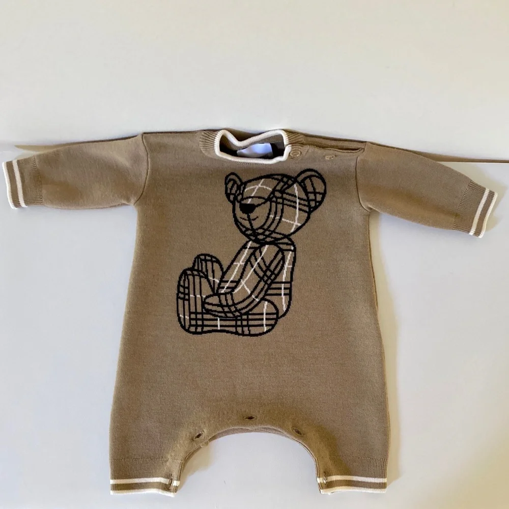Burberry Baby Thomas Bear Infant Romper